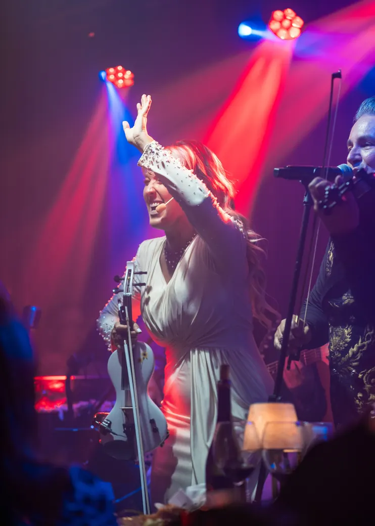 Lifting the bow on stage